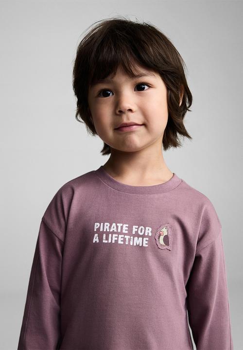 MANGO - T-shirt lifetime - dark red