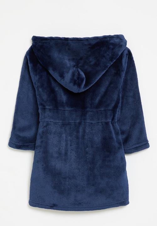 Pop Candy - Hooded gown-navy blue