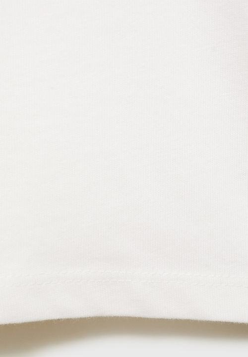 MANGO - T-shirt hidden - natural