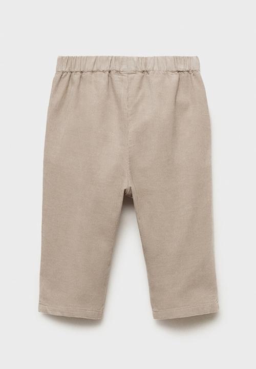 MANGO - Trousers bigai - dark grey