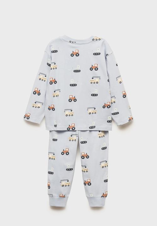 MANGO - Pyjama aopwork - light/pastel blue