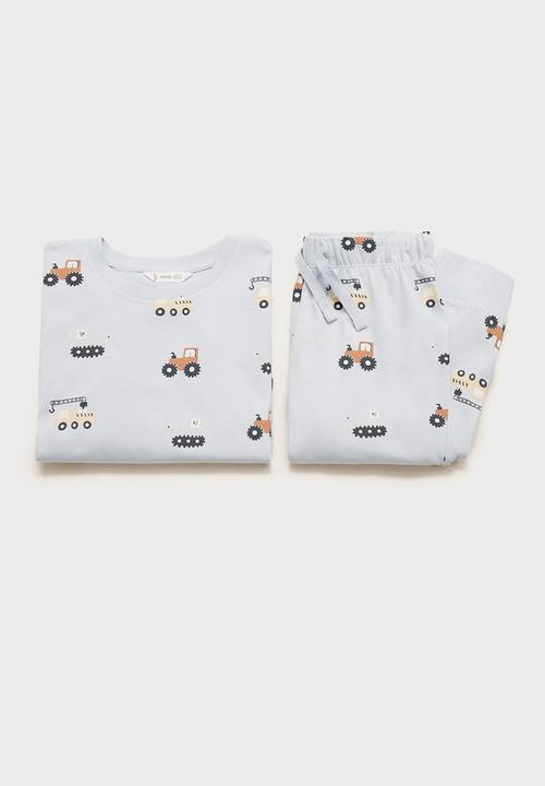 MANGO - Pyjama aopwork - light/pastel blue