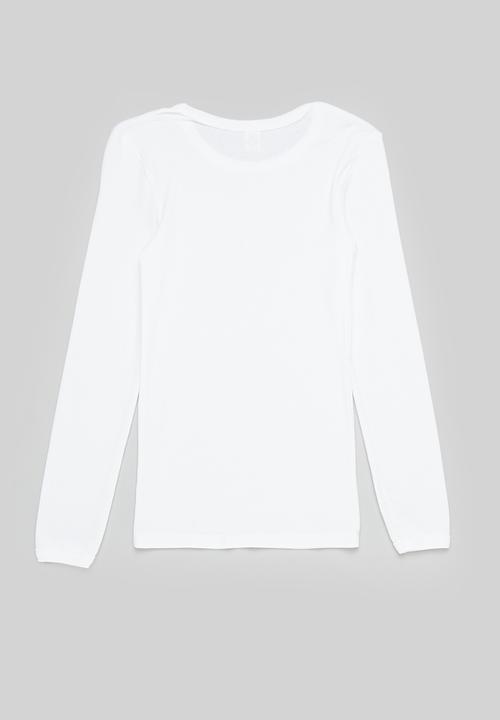 Pop Candy - 3 pack long sleeve - white 