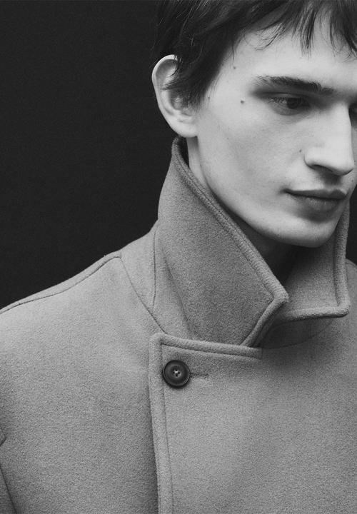 MANGO - Alberti Wool double-breasted coat  - Camel