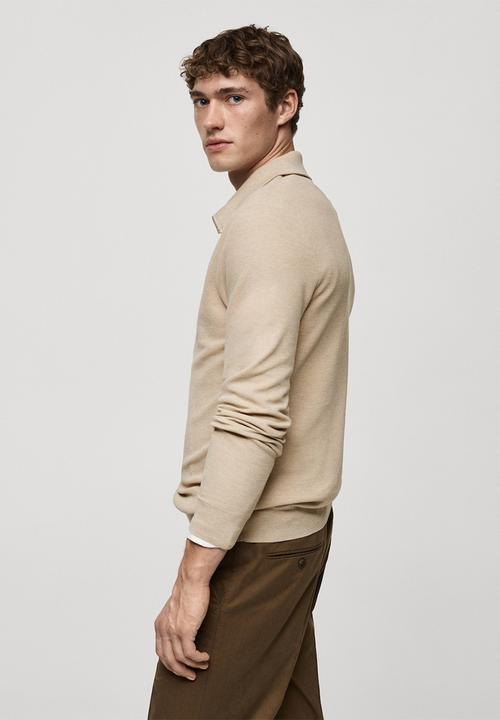 MANGO - Sweater Tenp - Sand