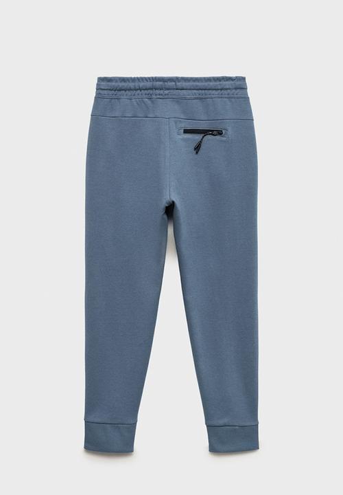 MANGO - Joggers zipper8 - medium blue