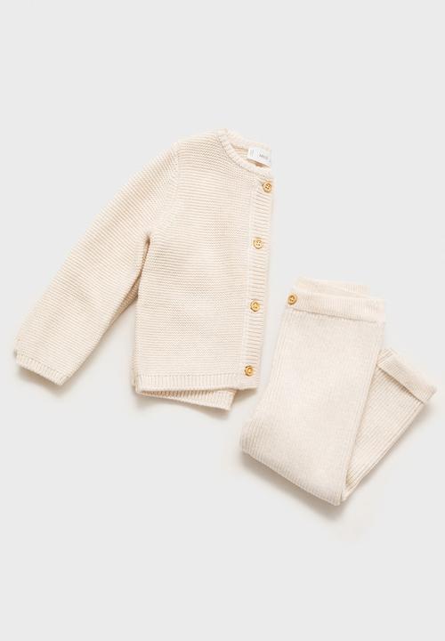 MANGO - Leggings lea - light/pastel brown