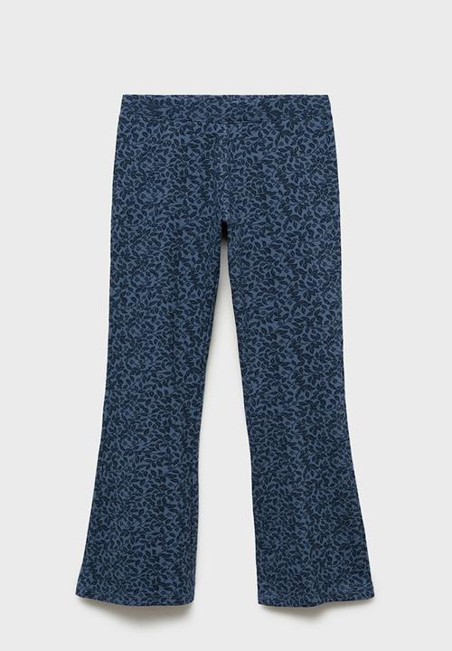 MANGO - Leggings planti - medium blue