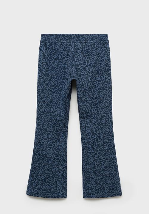 MANGO - Leggings planti - medium blue