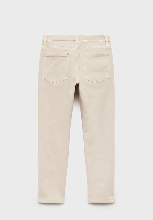 MANGO - Trousers peru7 - light beige