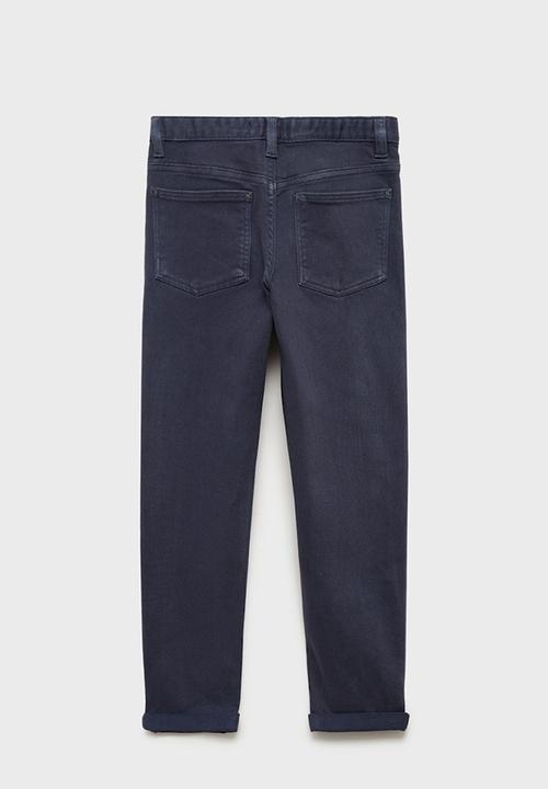 MANGO - Trousers peru7 - navy