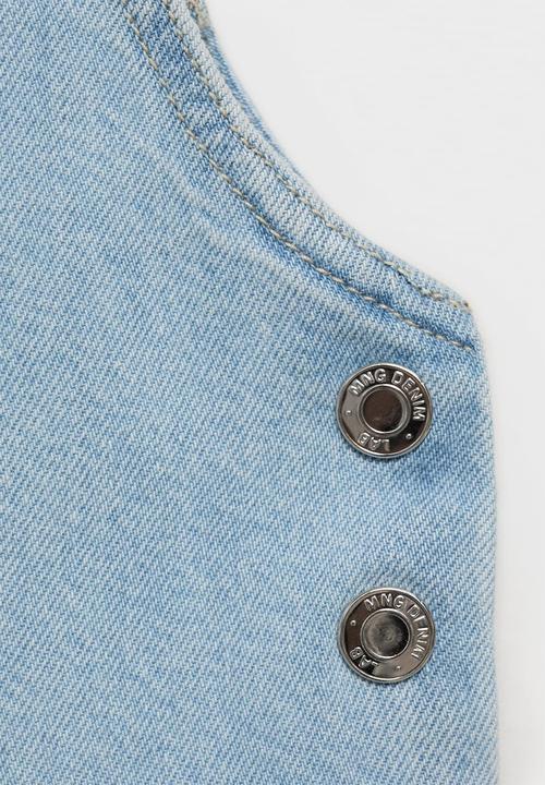 MANGO - Overall emille - open blue