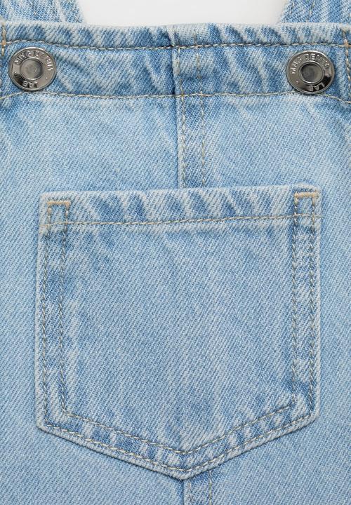 MANGO - Overall emille - open blue