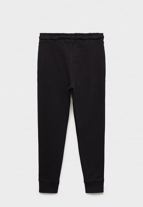 MANGO - Joggers francia - black
