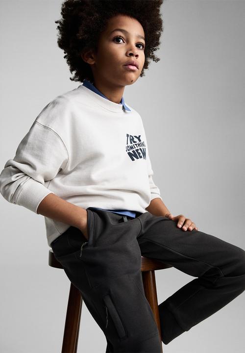 MANGO - Joggers island - charcoal
