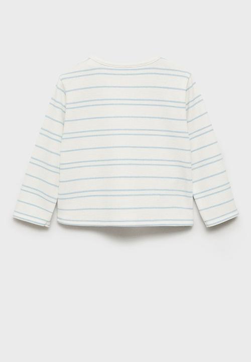 MANGO - T-shirt jose - light pastel blue