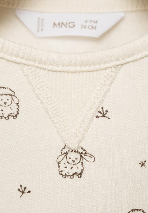 MANGO - Sweatshirt lamb - natural white