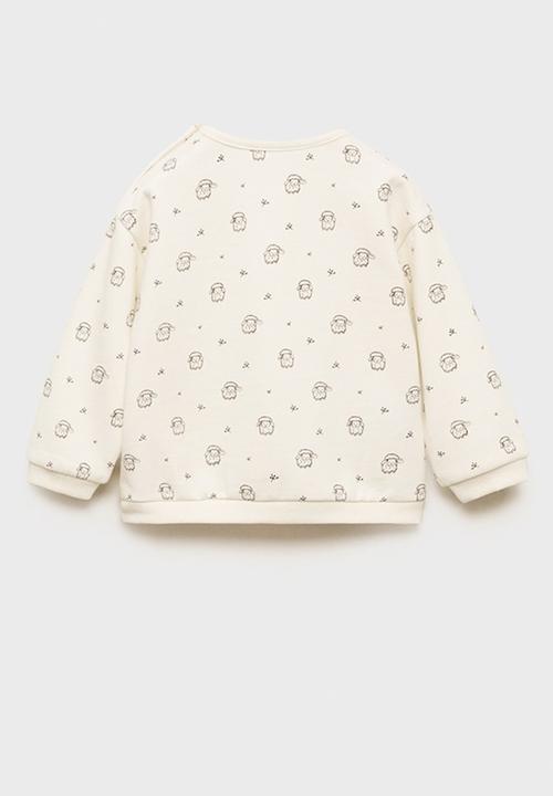 MANGO - Sweatshirt lamb - natural white