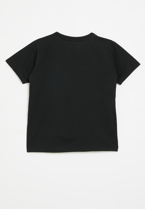 Pop Candy - Printed crew neck tee - black