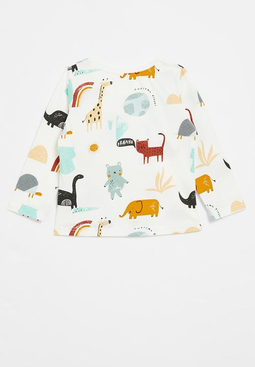 Pop Candy - Dino print tee -multi