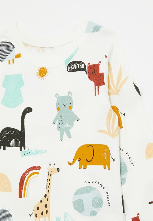 Pop Candy - Dino print tee -multi