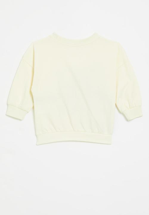 Pop Candy - Printed sweat top - ecru