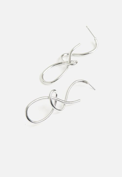 Tessa Design - Amelia twisted earring - silver