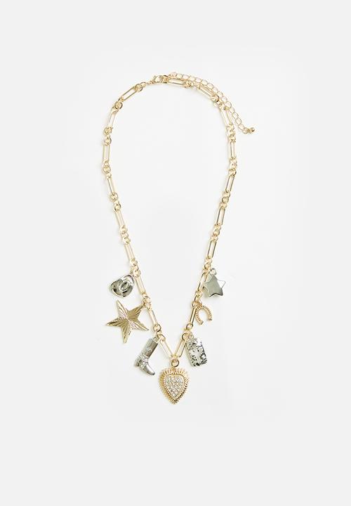 Tessa Design - Mia charm necklace - gold