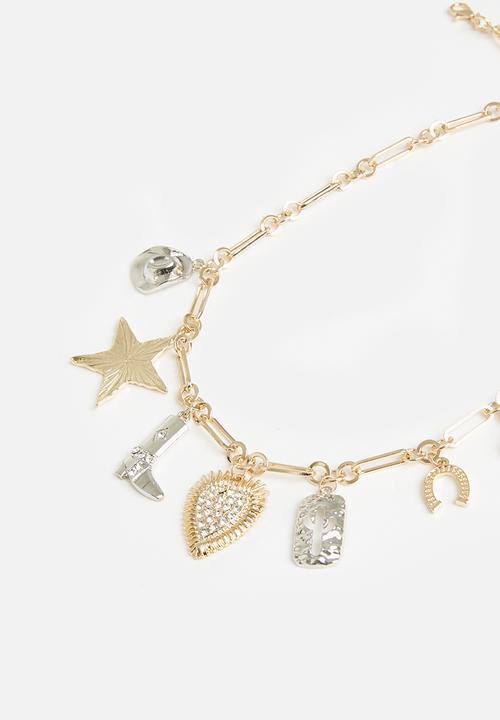 Tessa Design - Mia charm necklace - gold