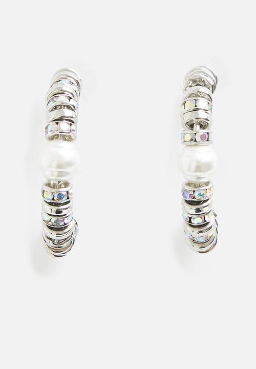 Tessa Design - Olivia open hoop earring-silver