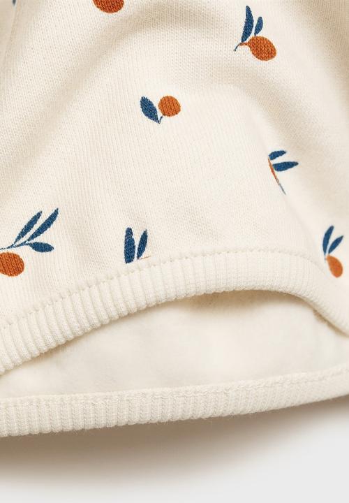 MANGO - Sweatshirt olive - natural white