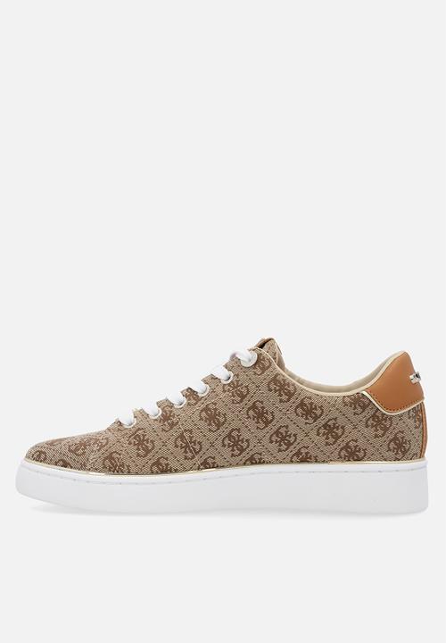 GUESS - Jacquard Sneaker - Brown