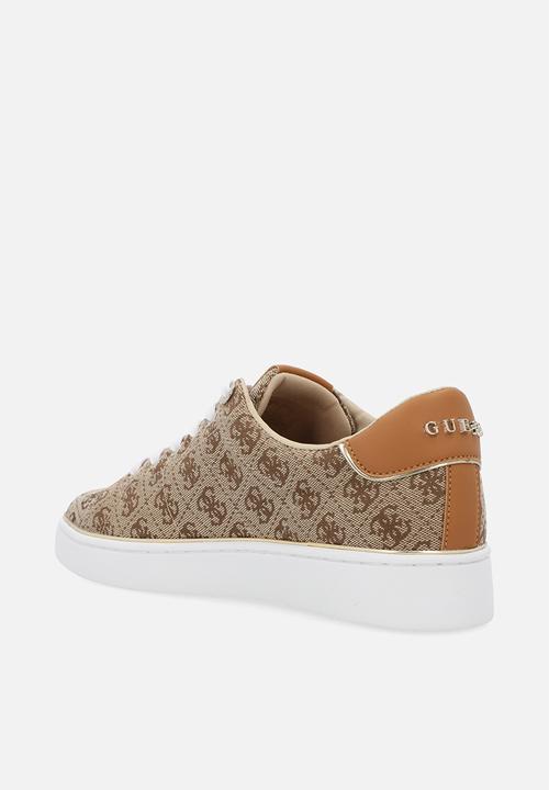 GUESS - Jacquard Sneaker - Brown