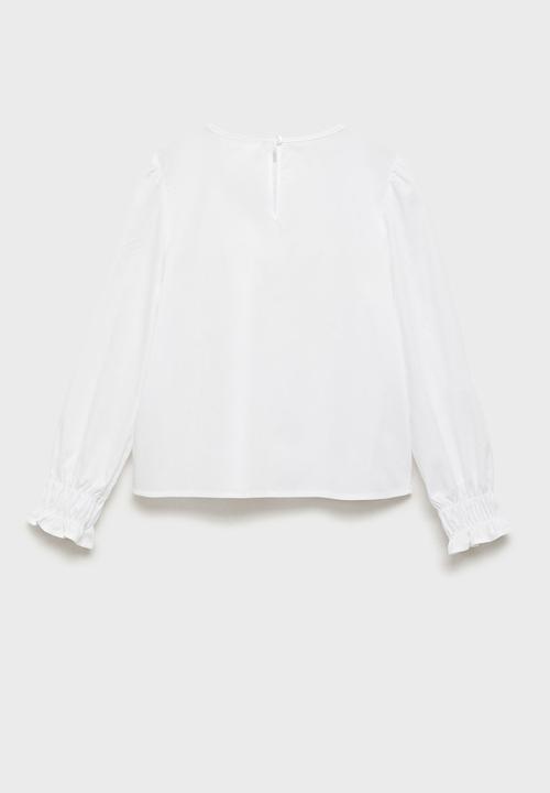 MANGO - Shirt leela - white