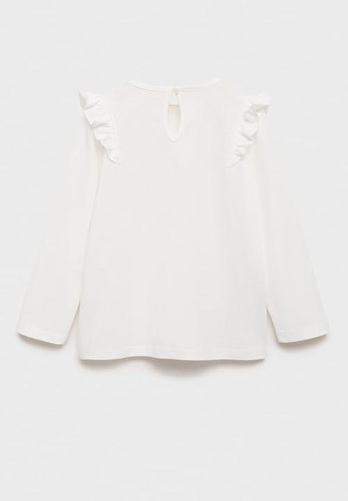 MANGO - T-shirt italy - natural