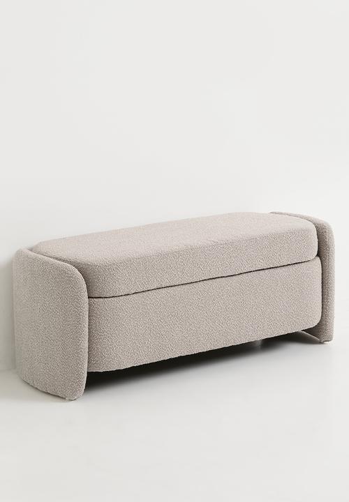 Sixth Floor - Tori storage ottoman - natural