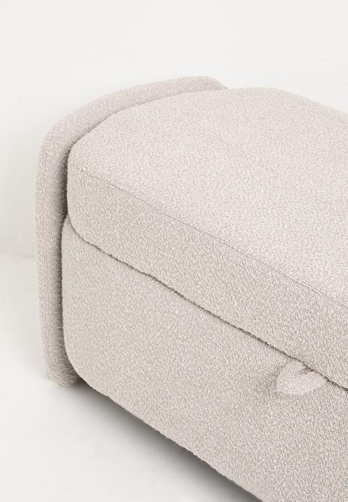Sixth Floor - Tori storage ottoman - natural