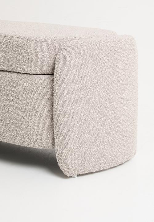 Sixth Floor - Tori storage ottoman - natural