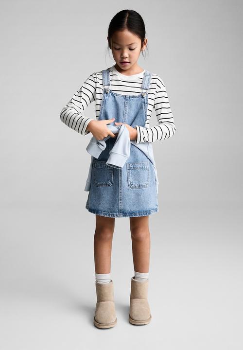 MANGO - T-shirt stripes - natural