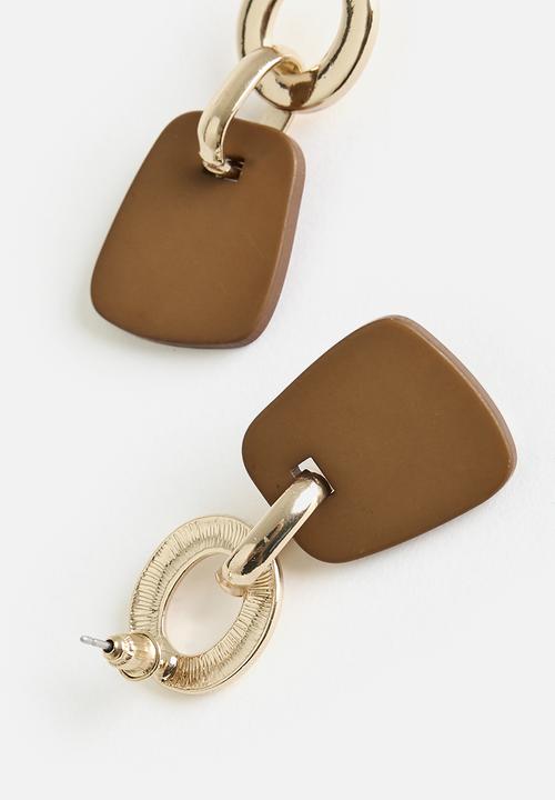 Tessa Design - Lucia disk earring - gold