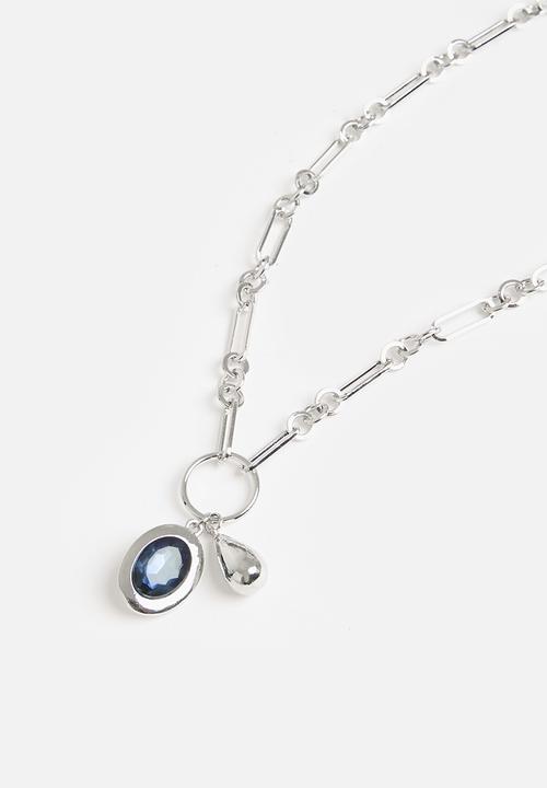 Tessa Design - Bianca stone pendant - silver