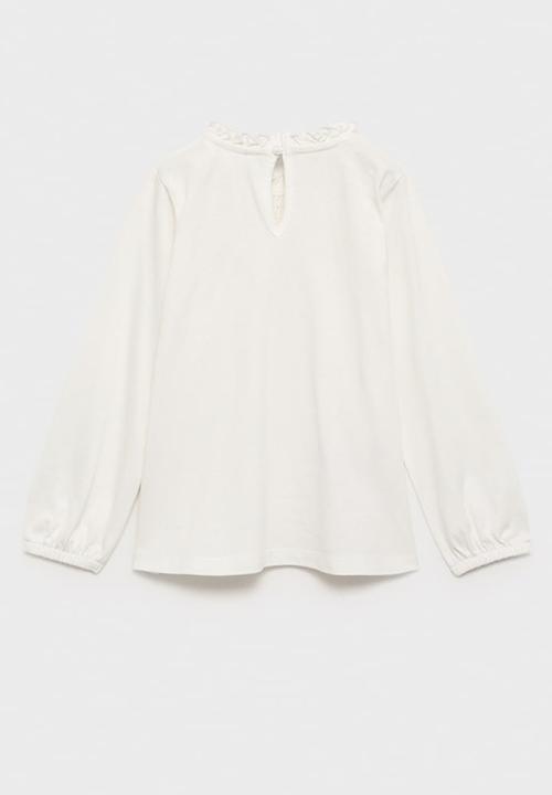 MANGO - T-shirt isa - natural