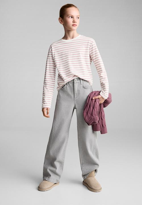 MANGO - T-shirt isa - natural