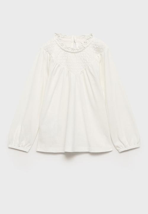 MANGO - T-shirt isa - natural