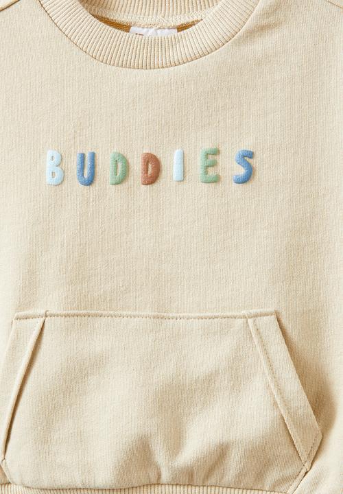 Cotton On - Alma drop shoulder sweater - rainy day/steel buddies colourblock