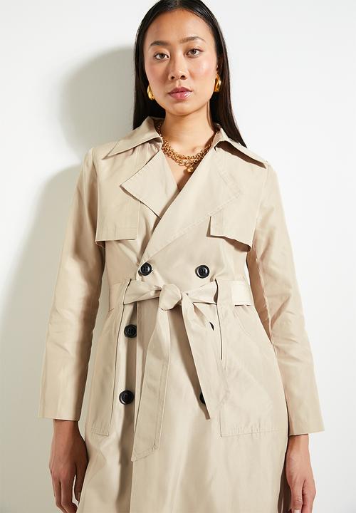 Superbalist - Belted Trench Coat -Beige