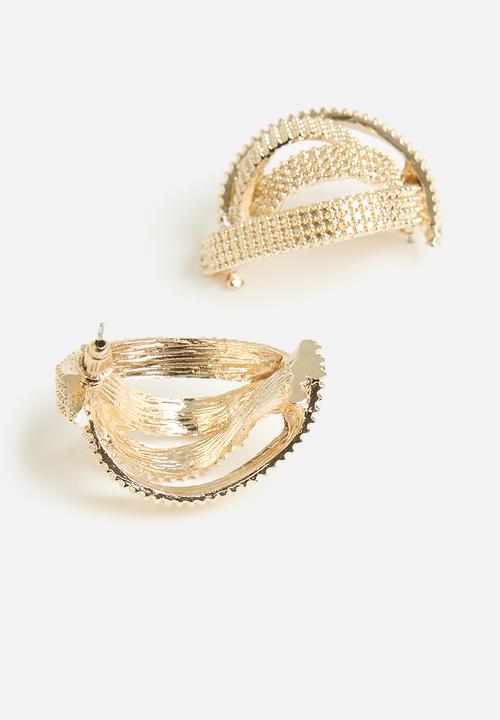 Tessa Design - Camilla folded earring - gold