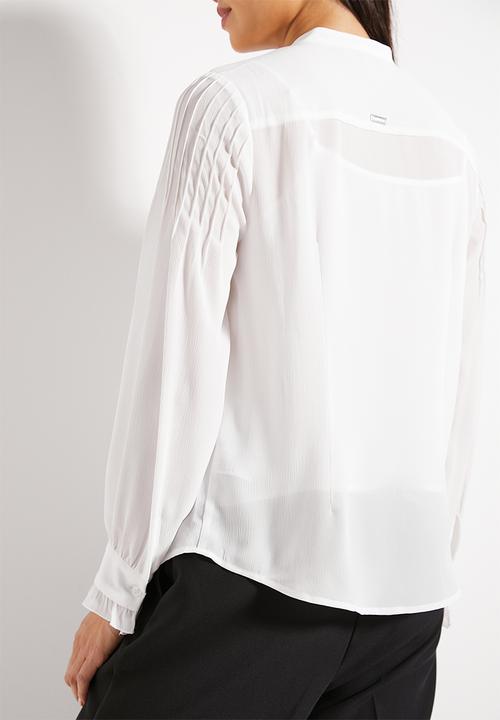 Pringle of Scotland - Pringle ladies celia blouse - white