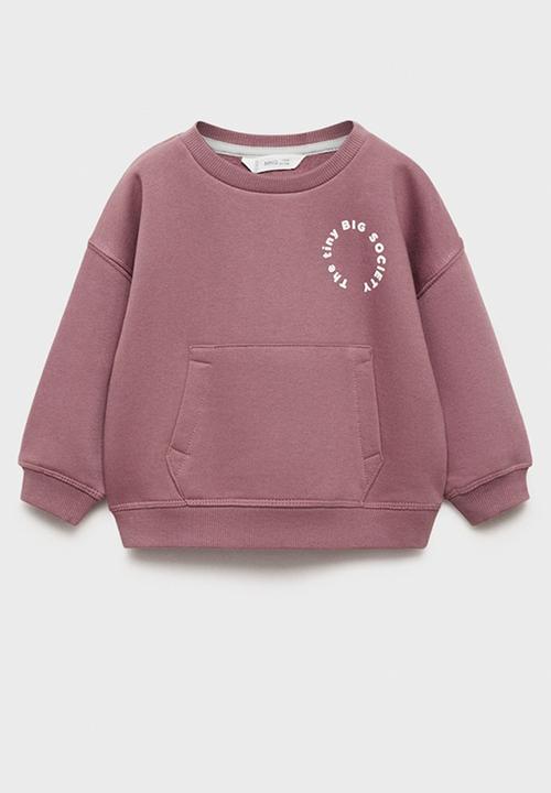 MANGO - Sweatshirt locals - dark red