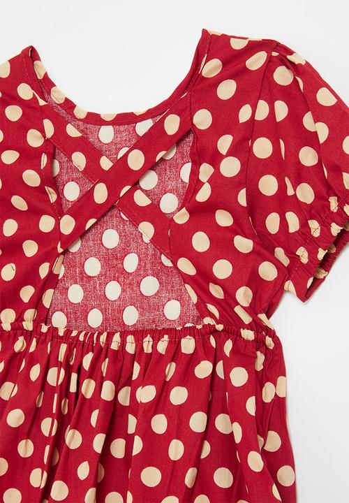 Pop Candy - Polka dot dress - red & white